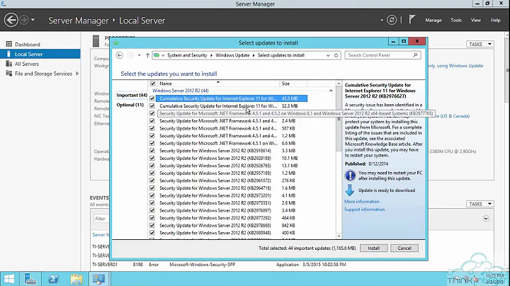 Windows Update in Windows Server 2012