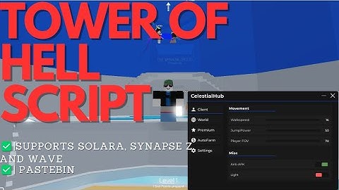 Roblox Tower Of Hell Script Pastebin