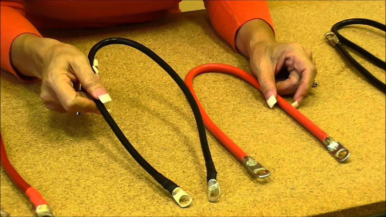 Pre Made Battery Cables for automotive use with Wiring Products - YouTube