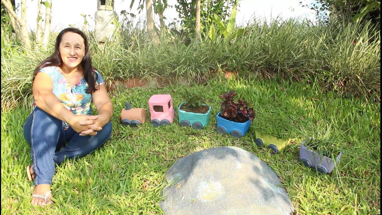 E AGORA?! UM TRENZINHO DE CIMENTO