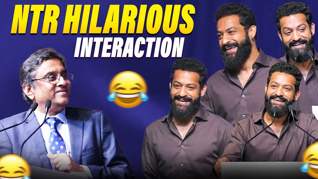 Man of Masses N. T. Rama Rao Jr. Hilarious Interaction at KIMS Hospitals Bengaluru Grand Opening |