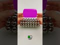 驚くほど美しい方法で磁石から知恵のキューブを作っています！ 🧲🧩