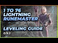 Last epoch  1 to 76 lightning runemaster  leveling guide  092