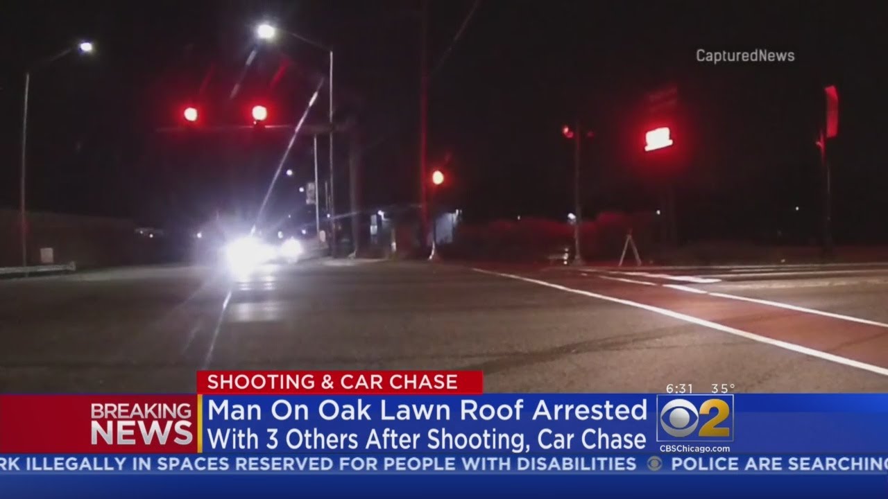 4 Men In Custody After A Shooting, High-Speed Chase In Western Suburbs