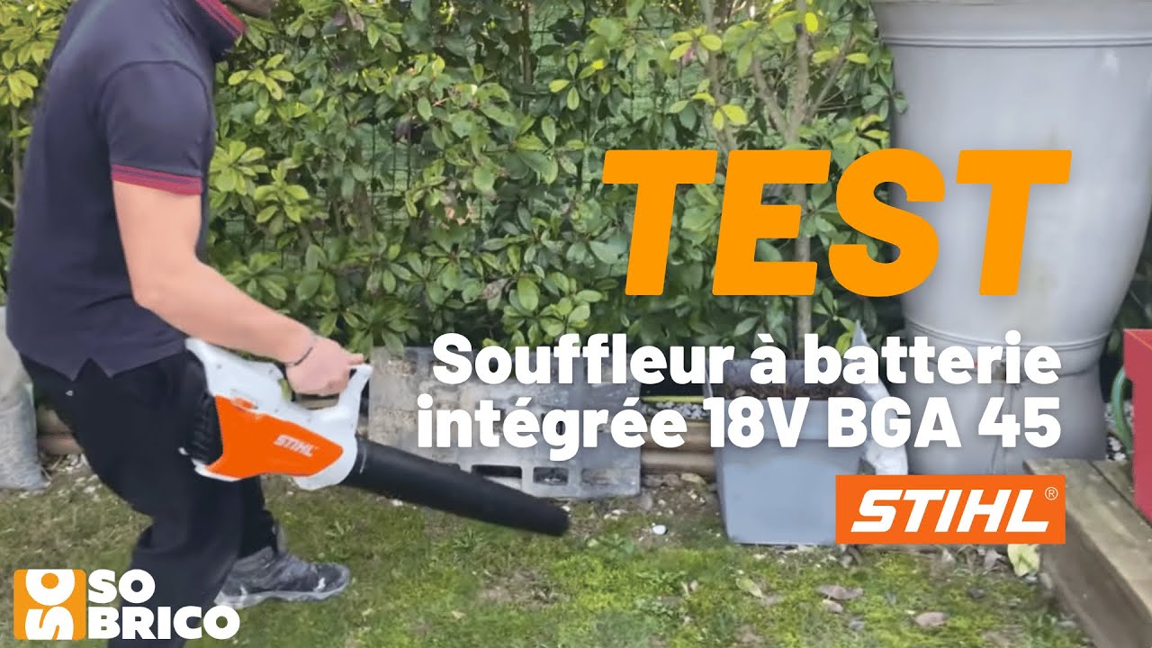 Souffleur à batterie BGA 45 STIHL pour petit travaux spontanés