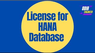 LICENSE FOR SAP HANA DATABASE | SAPBASIS | ODIA ENGINEER | HANA | @odia_engineer