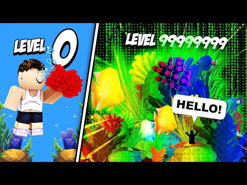 Getting Max Level Coral In Roblox Coral Reef Simulator Youtube - roblox coral reef simulator codes