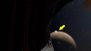 Cell phone video of Earth Set captured by NASA's Artemis II Crew Reid Wiseman