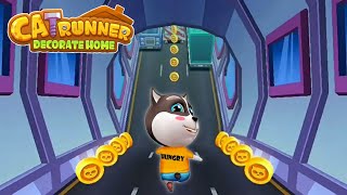 Cat Runner gameplay new update Run , jump and collect gold couns 😎 screenshot 5