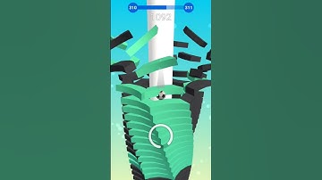 stack ball game play | level 310 |ofline game #shorts #stackball #uniquegamer