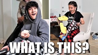 WHAT IS THIS? SURPRISED BY SIBLINGS UNEXPECTED PRESENTS | CHRISTMAS EVE SIBLING GIFT EXCHANGE 2022