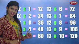 Table of 12 in Bengali | Bangla Namta 12 | Multiplication Tables in Bengali | Pebbles Bengali