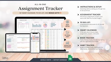 Assignment Tracker Tutorial: Google Sheets