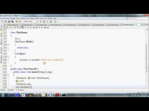 this keyword in Java