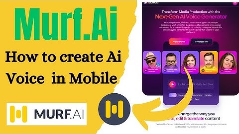 ai voice kaise banaye mobile se free ||How to use Murf.ai for free || #murf