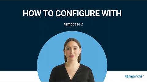 How To Use tempbase2 configuration software