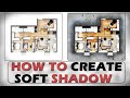 How to Create soft shadows in Plan Render