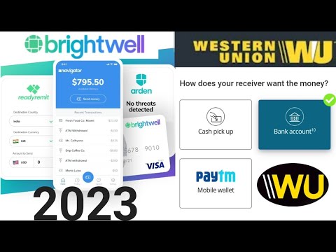 How to transfer money through brightwell navigation u0026 Western Union 2023 with new features