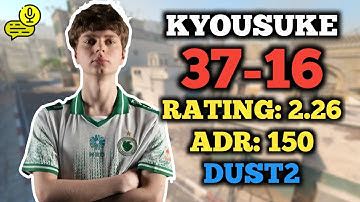 🔥 KYOUSUKE (37-16) RT: 2.26 EU FACEIT RANKED (DUST2) +VOICE COMMS | ELO 4008 #CS2 #POV
