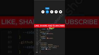 🧊 Social Icons with Hover Tooltip | HTML CSS #webdevelopment #coding #htmlcss #shorts