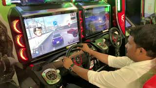 Playing Car racing game in Aeon mall Ise Mie prefecture Japan screenshot 5