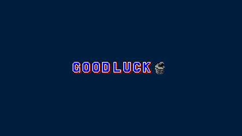 Genesis/Mega Drive Thunder Force II "Good Luck!"