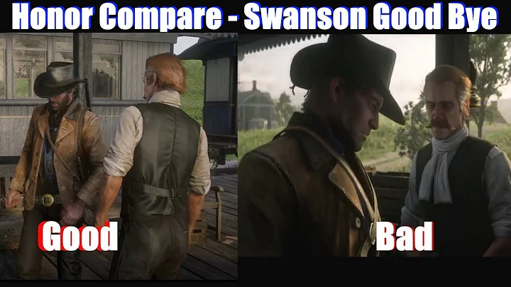 RDR2 Good Arthur vs Bad Arthur Reverend Swanson Le...