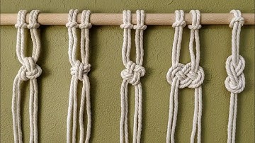5 Basic Macrame Knots for Beginners | Easy DIY Tutorial”