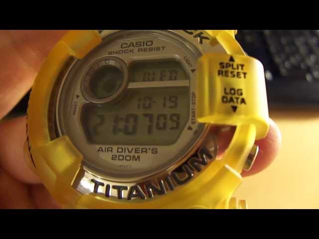CASIO　G-SHOCK　DW-8201WC　エアダイバーズ　イエロー 稼働 G-SHOCK イルクジ | DW-8201WC-8T | ステンレス | 中古A品| メンズ