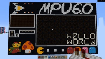 Hello World on the MPU6 CPU
