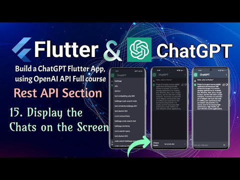 7  Start display the chats on the screen
