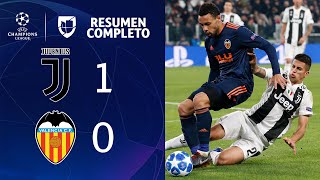 Juventus 1-0 Valencia - GOL Y RESUMEN - Grupo H - UEFA Champions League