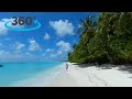 Nézz körbe velünk a világ egyik LEGSZEBB TENGERPARTJÁN | Maldív-Szigetek, Fulhadhoo | 360 4K