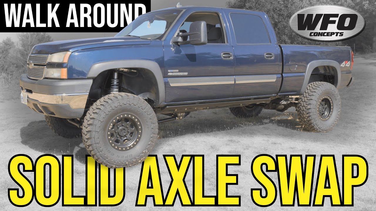 Solid Axle Swapped 2006 2500 HD Duramax Walk Around!