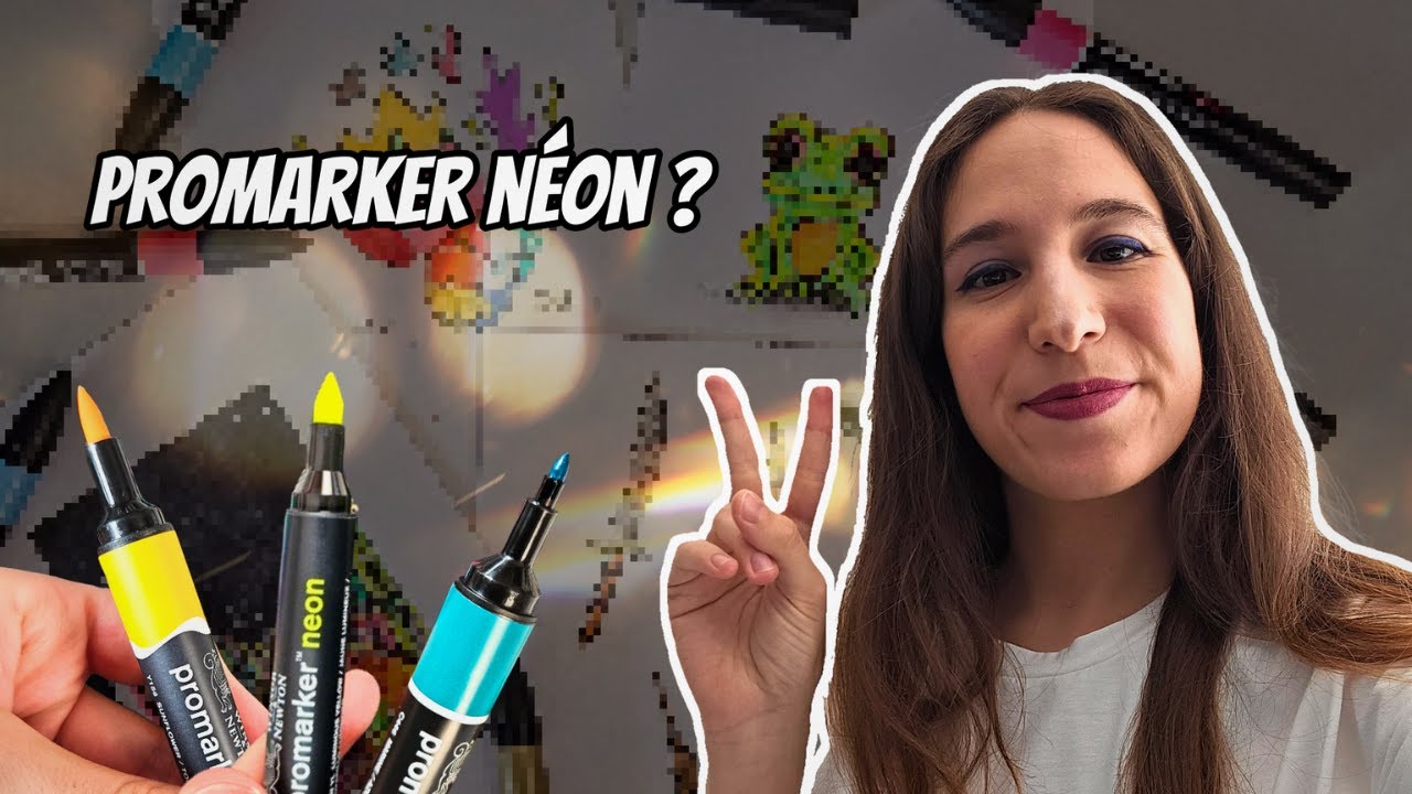 Je TESTE les promarker BRUSH, NEON et METALLIC de WINSOR & NEWTON !