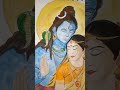 Shiva Parvati drawing.art#artist#explore#trending#ytshorts#artshorts#viralshorts#painting#drawing#yt