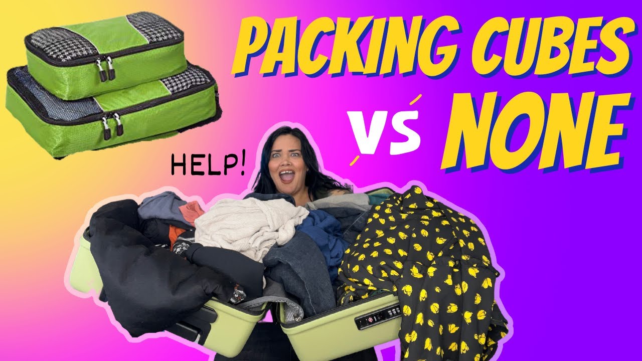 It’s NOT Even CLOSE! Packing Cubes VS No Packing Cubes Comparison YouTube