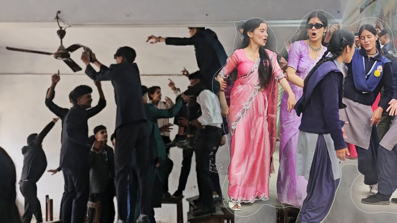 Farewell के दिन स्कूल के पंखे तोड़ दिए 🤣 !! Last Day of School 🏫 || daily vlogs || pahadi lifestyle