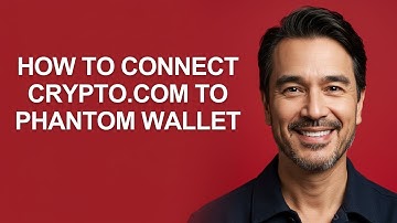 How to Connect Crypto.com to Phantom Wallet - KevinHowTo