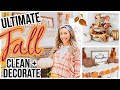 NEW FALL CLEAN + DECORATE WITH ME 2020! ULTIMATE FALL HOME DECOR EXTREME HOME MAKEOVER!  @Brianna K