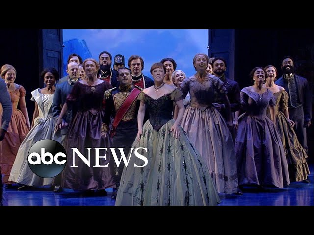 Broadway's 'Frozen' cast performs 'For the First Time in Forever' class=