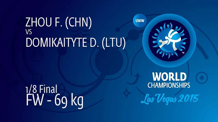 1/8 FW - 69 kg: F. ZHOU (CHN) df. D. DOMIKAITYTE (LTU) by TF, 10-0 - DayDayNews