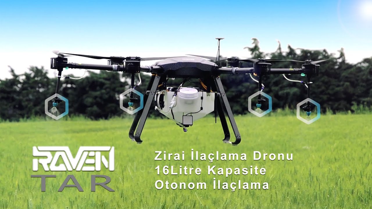 Raven TAR Zirai İlaçlama Dronu, Hızlı, Yerli, Verimli Tarım için.