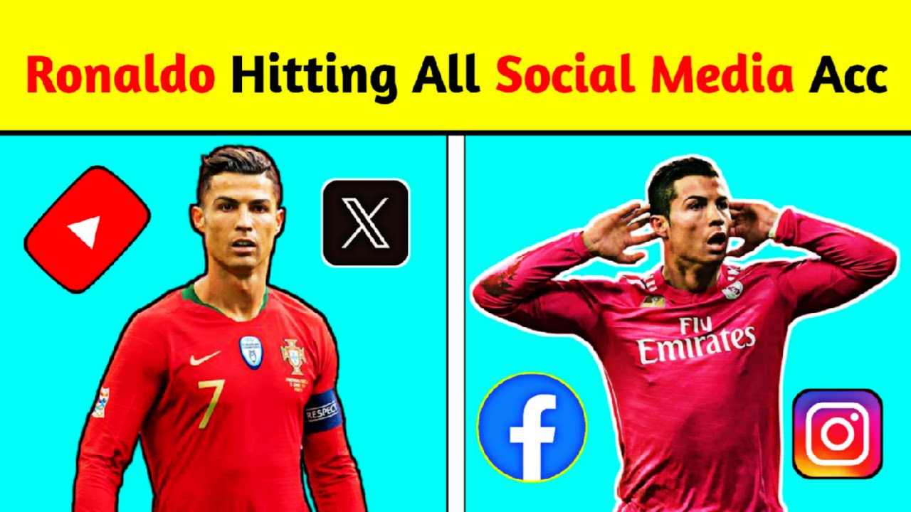 🟢Ronaldo Hitting All Social Media Accounts | ur cristiano | Ronaldo ...