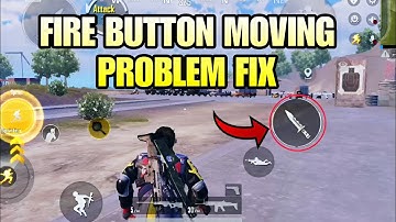 How to fix BGMI fire button moving problem in 2025 | Best BGMI settings for fire button issue