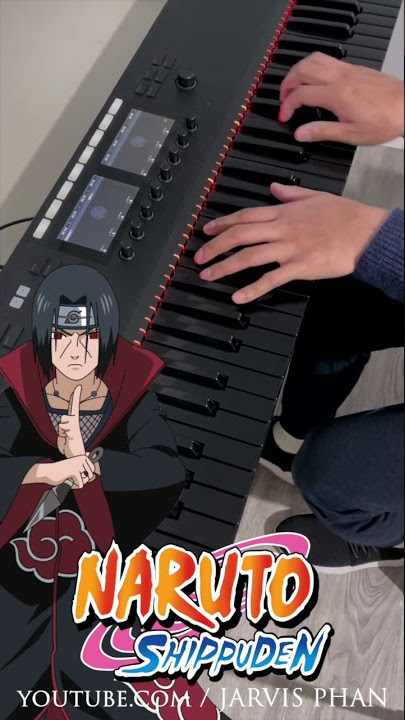 Itachi’s Theme - Senya Naruto Shippuden - Piano Cover with Violin #naruto #narutoshippuden #shorts