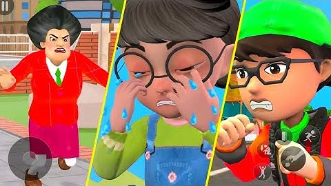 Scary Crazy Teacher 3D - Spooky School Granny Games - Part 3 [Android - ios]