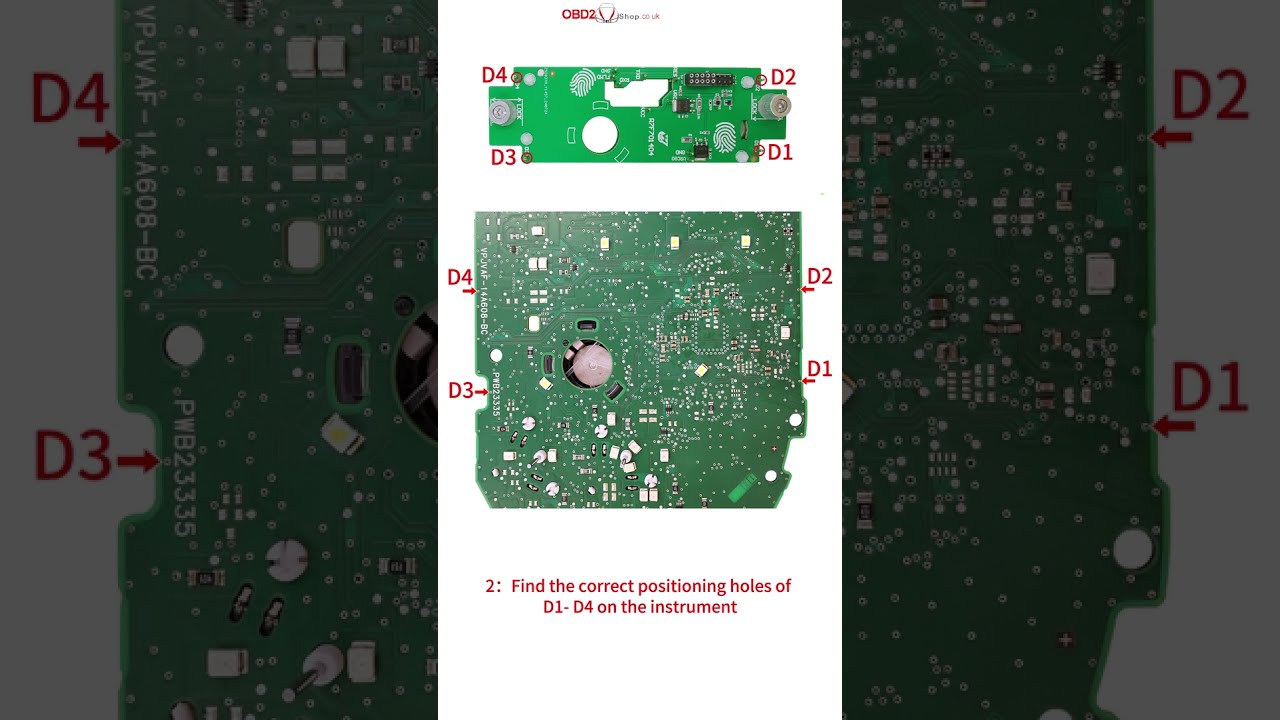 Yanhua ACDP Module 34 Lock fastening (R7F701404) interface board