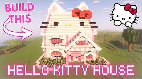 Cute Hello Kitty House Tutorial in Minecraft