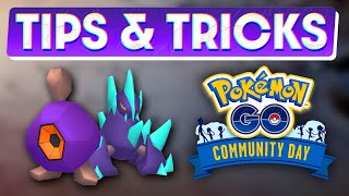 ROGGENROLLA COMMUNITY DAY TIPS & TRICKS | POKÉMON GO